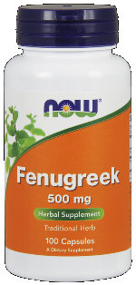 Fenugreek 500 mg (100 Caps) NOW Foods